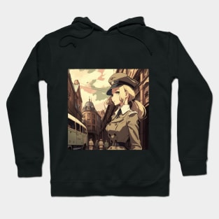 Anime Military Maiden: Bravery & Grace Hoodie